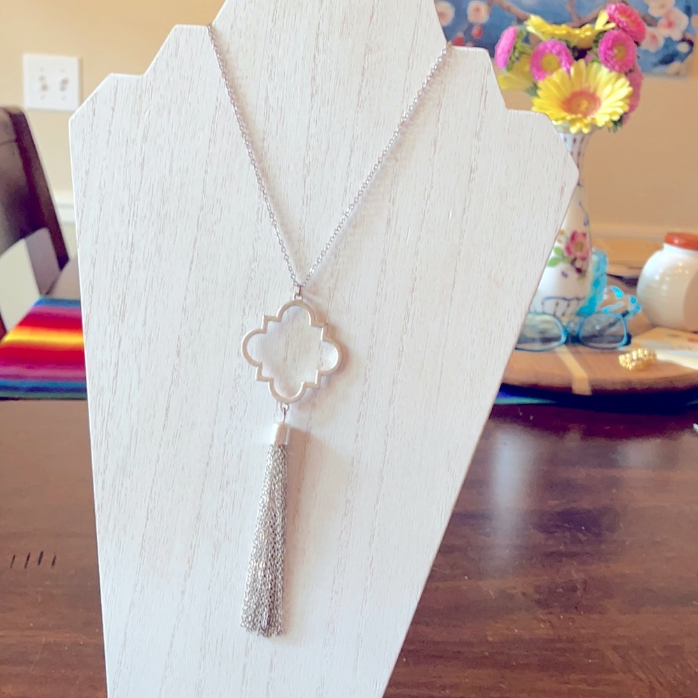 Long Necklace Moroccan Design Pendant